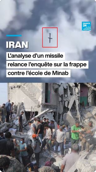 Une analyse d’images montre qu’un missile de croisière #Tomahawk, de fabrication américaine, a été utilisé lors de la frappe qui a touché une école à #Minab le 28 février