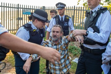 Extinction Rebellion co-founder arrested at Heathrow protest
